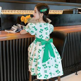 女童连衣裙夏天洋气公主裙2023新款童装女孩大童夏季纯棉儿童裙子