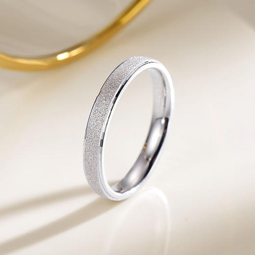 唯一（Winy）925银戒指女情侣对戒一对指环尾戒生日礼物送女友 为爱定制戒指 商品图0