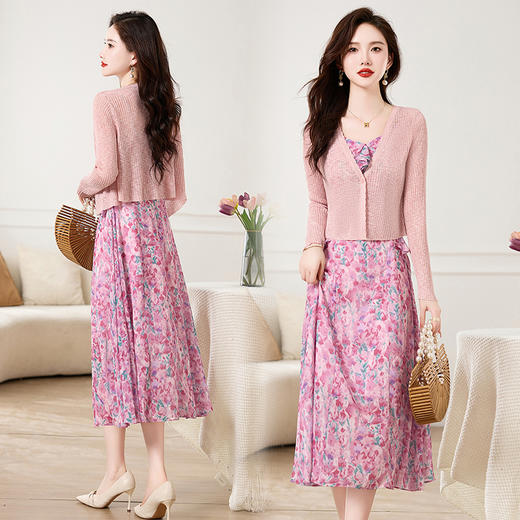 夏季时尚，两件套吊带连衣裙HR-XXM623-1-1 商品图2