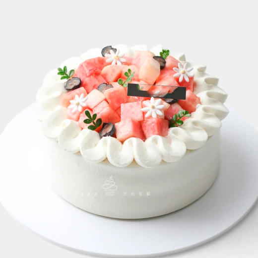 【三生桃园】抓住季节的限定桃桃，快乐度享受盛夏 动物奶油蛋糕 商品图0