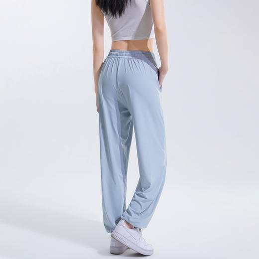 【蕉下防晒裤2023同款原纱防晒裤】夏轻薄透气开衩裤 高腰收腹垂坠阔腿 冰感面料臀部贴合上身效果好显腿长 商品图10