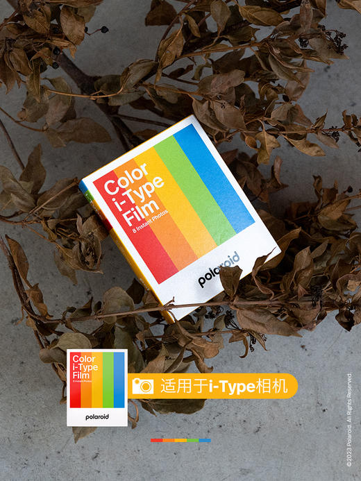 Polaroid/宝丽来 拍立得相纸 I-TYPE 8张 彩色【仅限i-Type相机可用】 商品图1