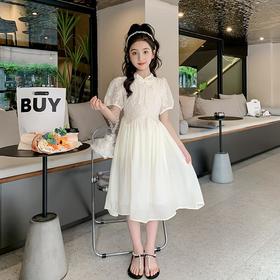 女童汉服连衣裙夏装2023新款童装夏季女孩公主裙儿童中国风旗袍裙