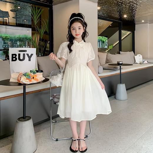 女童汉服连衣裙夏装2023新款童装夏季女孩公主裙儿童中国风旗袍裙 商品图0