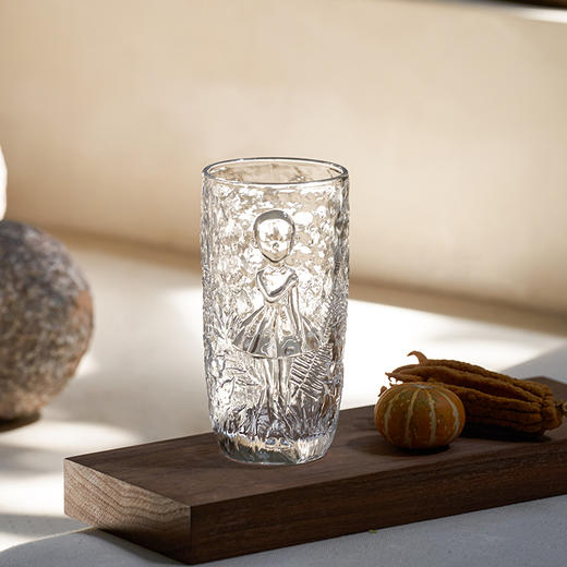 稀奇艺术《仲夏玻璃杯》水波纹杯壁家用日式水杯果汁咖啡杯 商品图4