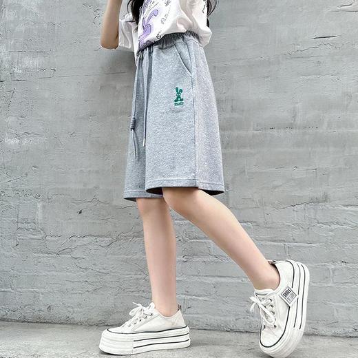 女童夏装裤子2023新款外穿童装女大童运动裤夏季五分裤儿童短裤潮 商品图3