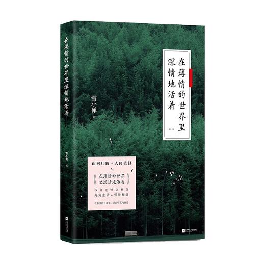 在薄情的世界里深情地活着新版 雪小禅 著 散文随笔书信 商品图0