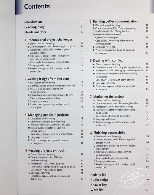 【中商原版】Managing Projects Coursebook International Management English国际管理英语系列：项目管理B2-C1级课本教材 商品图4