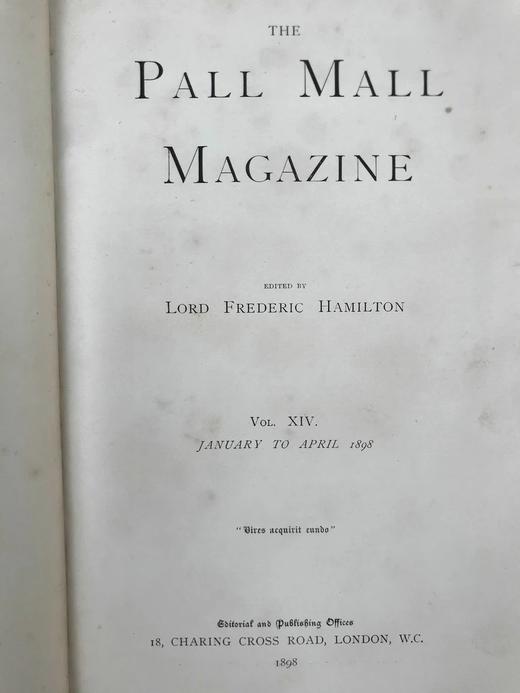 1898年1-4月 帕尔玛杂志 数百幅插图 漆布精装18开 商品图2