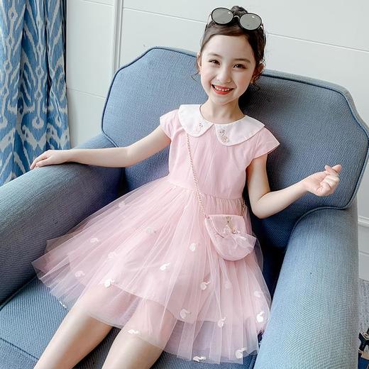 女童连衣裙夏装2023新款洋气夏季童装小女孩公主裙纱裙儿童裙子夏 商品图0