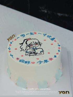 步入少年—手绘