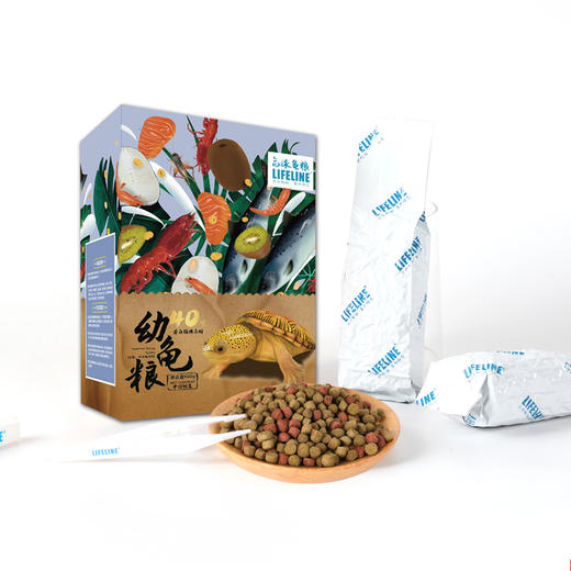 【发色粮上浮】全新升级40%高蛋白增色成长型1-3岁幼龟 商品图4