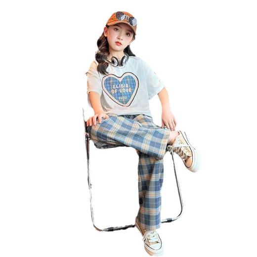 女童夏装套装2023新款洋气网红童装女大童夏季儿童短袖两件套夏款 商品图4