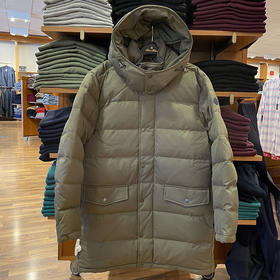 Brooks Brothers/布克兄弟 男士秋冬百搭连帽羽绒服