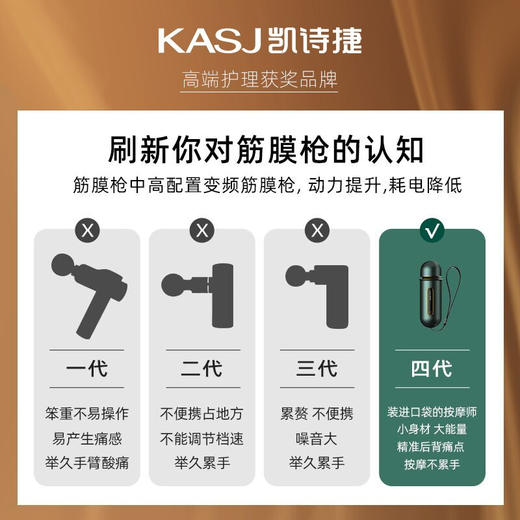 凯诗捷KASJ筋膜枪A6【伊藤优选301692】 商品图4