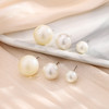 【棉花珍珠耳钉Mona智秀同款】法式温柔复古气质轻奢 ins几何圆珠耳环 商品缩略图1