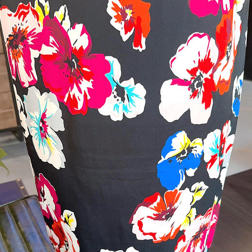 圣三利女装夏季中长款桑蚕丝印花连衣裙SL1927113 商品图5