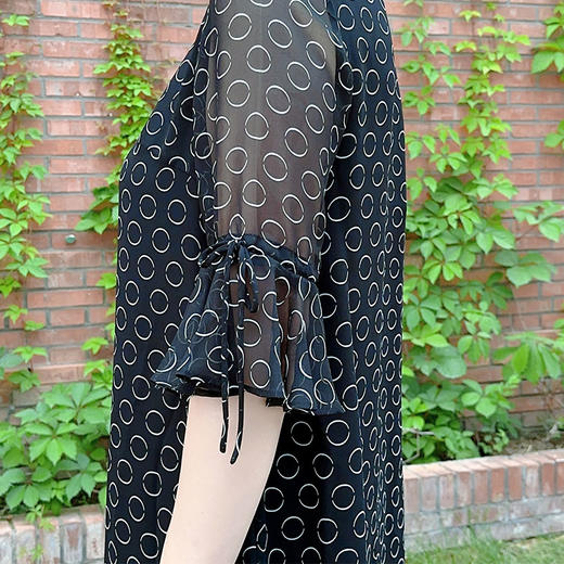 SAINT L’UCK/圣媛女装夏季中长款不规则雪纺连衣裙SA220L32 商品图3