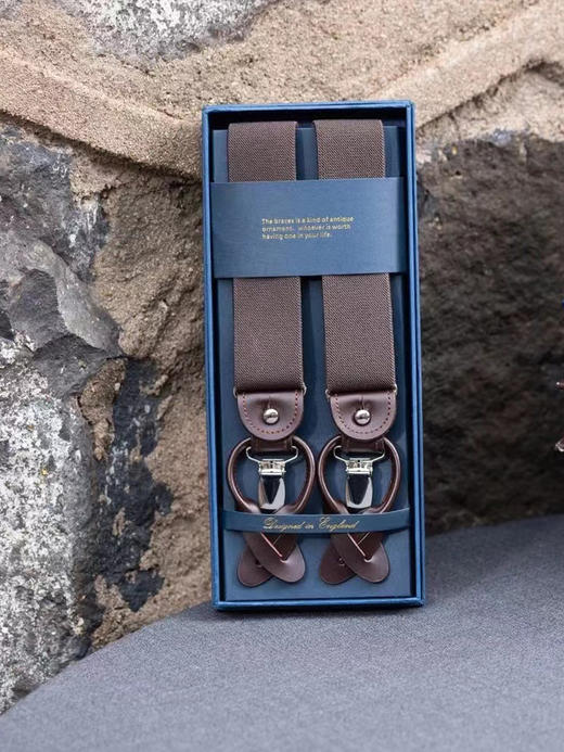 callisto咖色进口橡筋背带 DSSUS002M 商品图2