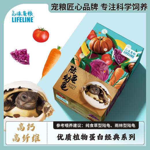 陆龟幼龟粮全新升级高钙高纤维经典 商品图0