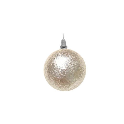 【棉花珍珠耳钉Mona智秀同款】法式温柔复古气质轻奢 ins几何圆珠耳环 商品图4