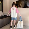 女童夏装短袖T恤纯棉2023新款洋气童装儿童夏季上衣女大童半袖潮 商品缩略图3