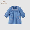 英氏童装女童连衣裙2023秋季新款休闲牛仔裙YRLAJ3P244A 商品缩略图0