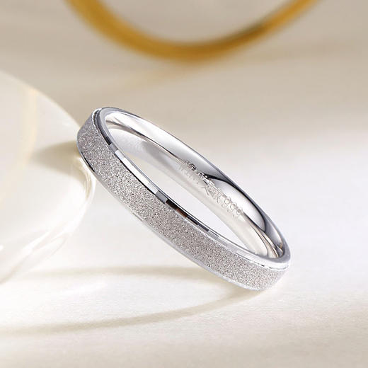 唯一（Winy）925银戒指女情侣对戒一对指环尾戒生日礼物送女友 为爱定制戒指 商品图4