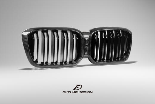 BMW 宝马 G01 X3 / F97 X3M LCI 高品质碳纤维双线中网 商品图1