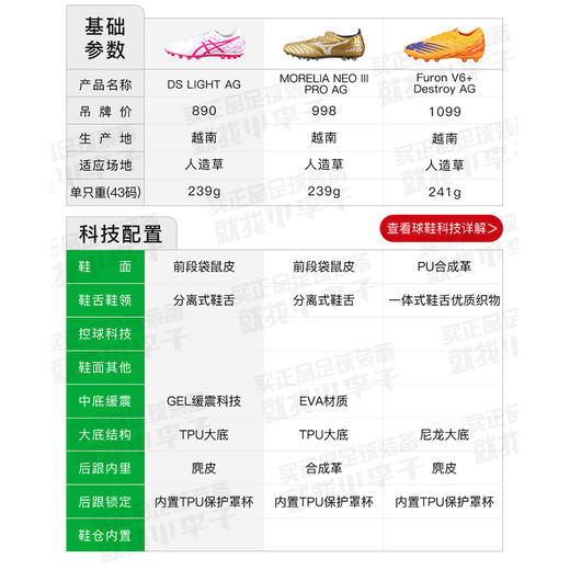 Asics/亚瑟士DS LIGHT次顶AG短钉袋鼠皮成人足球鞋男1103A032-109 商品图1