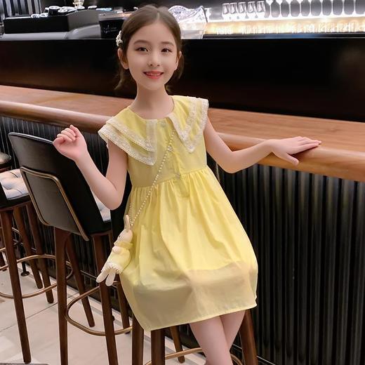 女童夏装连衣裙薄款冰丝棉2023新款洋气童装公主裙女孩儿童裙子夏 商品图1