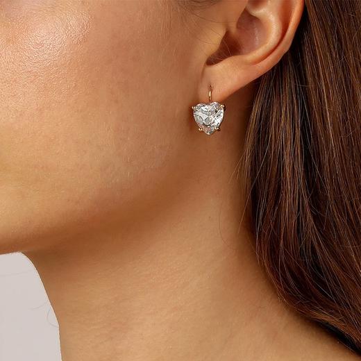 订购4周到｜Dyrberg Kern-Adora-透明色 耳环（金色）［丹麦设计师］ 商品图1