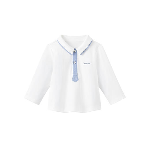 英氏儿童男童长袖t恤打底衫2023秋装新款纯棉宽松-YRTAJ3P108A 商品图3