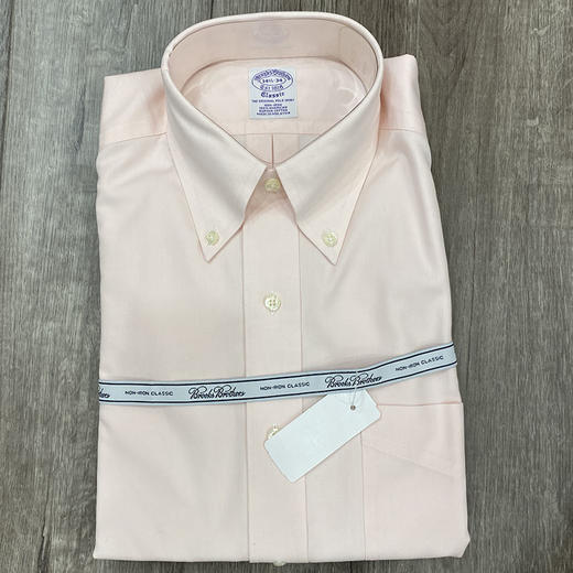 Brooks brothers/布克兄弟 男士1818紫标CLASSIC比马棉长袖衬衫 商品图1