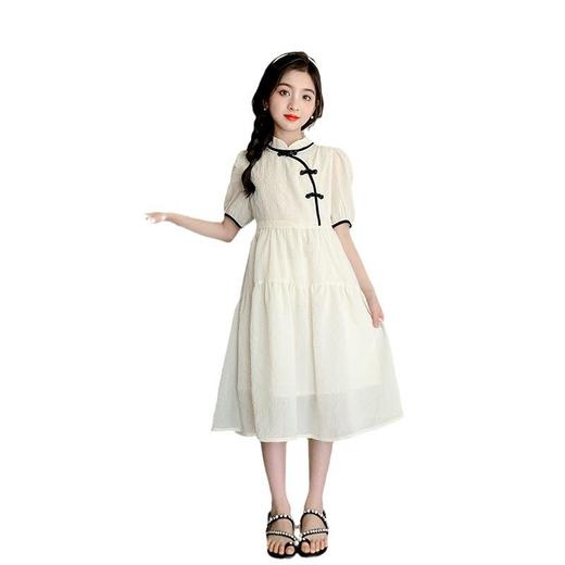 女童汉服连衣裙夏季2023新款夏装童装洋气女孩儿童旗袍裙短袖裙子 商品图4