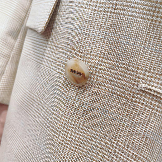 圣三利 新款翻领威尔士双色格纹休闲西服外套SL2012102 商品图3