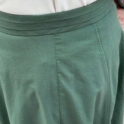 圣三利女装夏季中长款不规则百褶半身裙SL121B05 商品图4