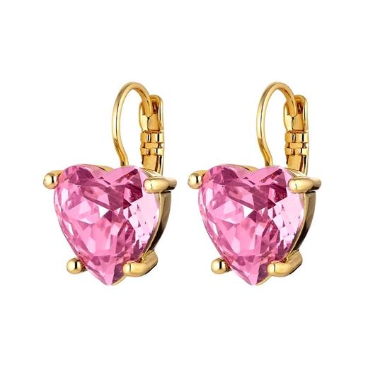 订购4周到｜Dyrberg Kern-Adora-玫瑰色 耳环（金色）［丹麦设计师］ 商品图0