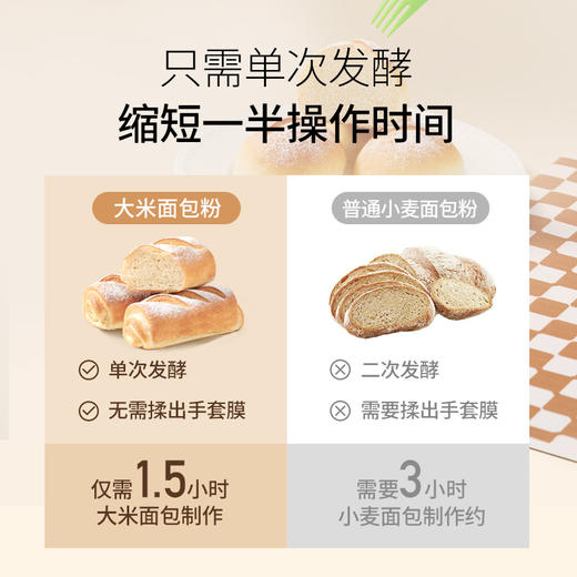 新良焙食尚大米面包粉500g 商品图2