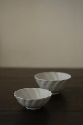 中田雄一02｜03白釉 果子型皿