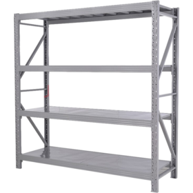 仓库货架-钢制中型4层-总高2米