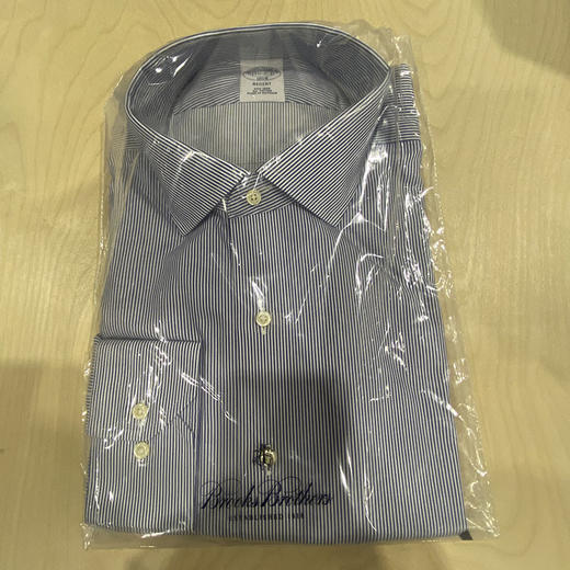 Brooks brothers/布克兄弟 男士免烫REGENT纯棉长袖衬衫 商品图2