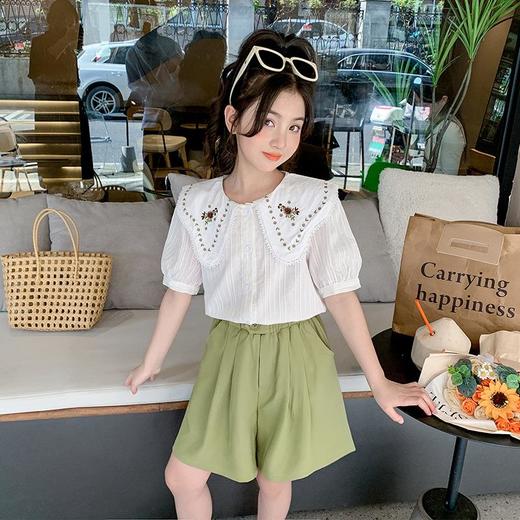 女童夏装套装2023新款洋气时髦童装女大童儿童夏季两件套女孩衣服 商品图2