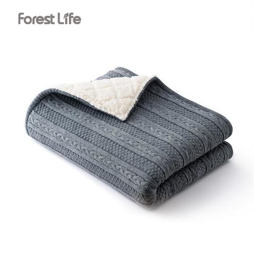 森活forestlife针织羊羔绒暖身毯100*65【伊藤优选301692】 商品图7