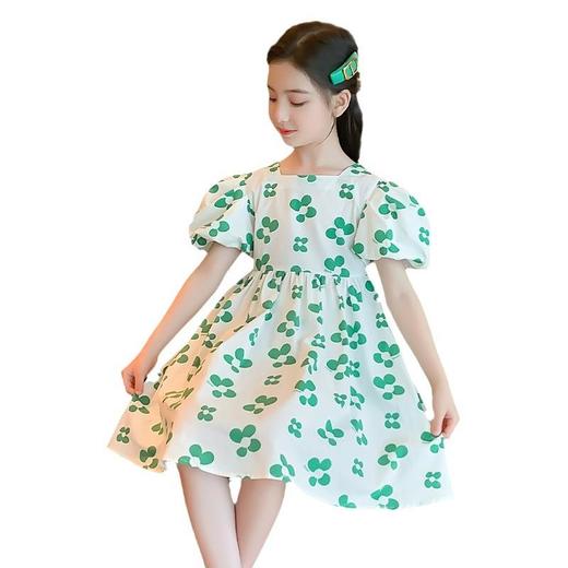 女童连衣裙夏天洋气公主裙2023新款童装女孩大童夏季纯棉儿童裙子 商品图4