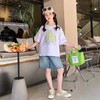 女童短袖T恤夏装2023新款夏季潮薄款上衣女大童纯棉儿童半袖夏款 商品缩略图1