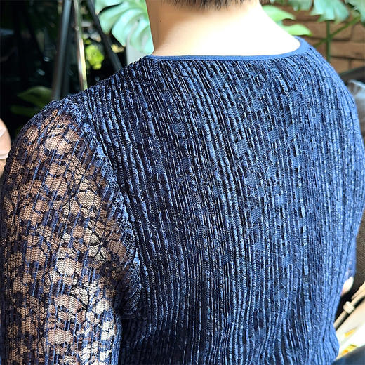 SAINT L’UCK/圣媛女装  气质休闲压褶蕾丝连衣裙SA220L64 商品图5