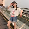 女童短袖t恤夏季纯棉2023新款洋气童装大童女孩儿童白色上衣夏装 商品缩略图3
