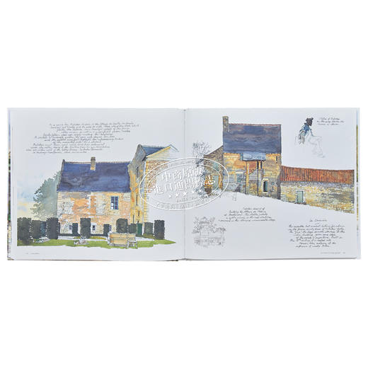 预售 【中商原版】Loire Valley sketchbook 进口艺术 卢瓦尔河谷速写本 商品图7