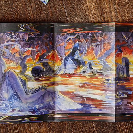 电影封神原著《封神演义》插画典藏版（共2册），赠关系海报+书签+扫码视频，中国人自己的英雄史诗，奇幻小说的珠穆朗玛峰 商品图1